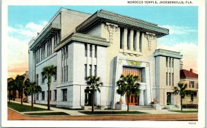 1920s Morocco Temple Jacksonville Florida Postcard