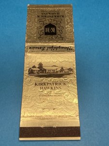 Matchbook Cover - KIRKPATRICK HAWKINS FUNERAL HOME - FINDLAY, OHIO MB147