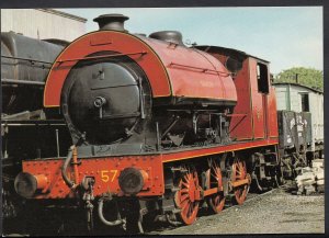 Railways Postcard - Trains - 0-6-0 ST No.57 'Samson', Worth Valley Railway DP158