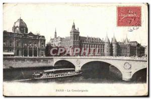 Old Postcard Paris La Conciergerie