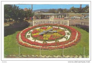 The Novel Floral Clock, features of Vernon's Polson Park,  Vernon, B.C.,  Can...