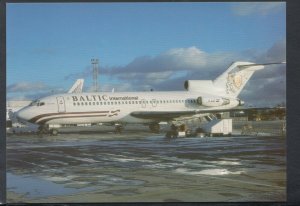 Aviation Postcard - Aeroplane - Baltic International B-727-23 YL-BAE, Riga T9731