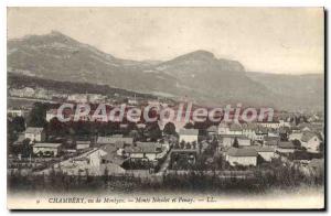 Old Postcard Chambery seen Montyex Monts Nivolet and Penay
