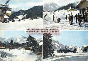 Modern Postcard Mont Dore (1050 m) Sancy (1886 m) Winter Sports Resort Hotel ...