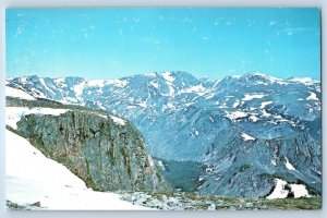 1960 Silver Gate Montana Postcard Mirror Lake Gardner Lake Switchbacks Park