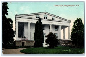 1908 College Hill Exterior Poughkeepsie New York NY Posted Vintage Postcard