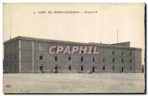 Old Postcard Fort Mont Valerien Building B Militaria