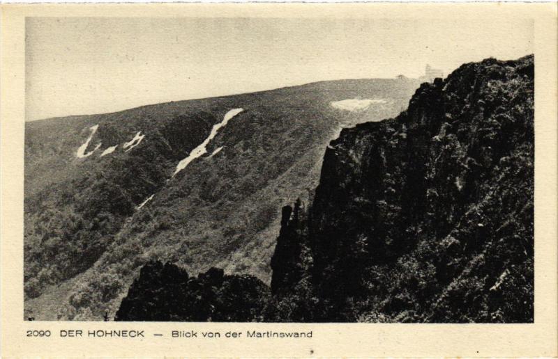 CPA AK Der HOHNECK - Blick von der Martinswand (476265)