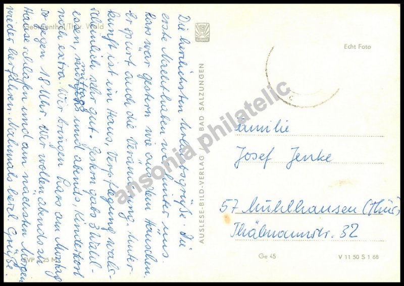 VINTAGE POSTCARD: German Image Post Card