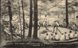 Andover NJ Boys Camp State YMCA Camp Wawayanda Postcard