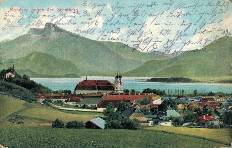 Austria Mondsee gegen den Schafberg 05.22 