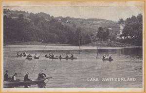 Lake Switzerland, New York - People in boats, Near Fleishmans