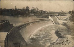 Columbus Ohio OH Storage Dam 1907 Used Real Photo Postcard