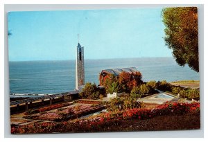 Vintage 1950's Postcard Wayfarers Chapel Portuguese Bend Rancho Palos Verdes CA