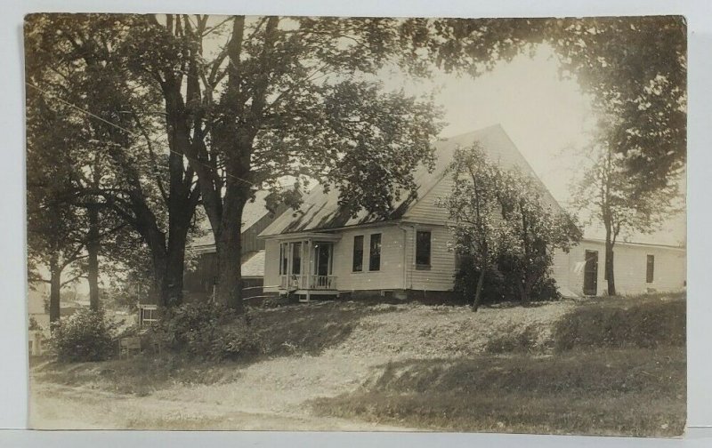 Rppc Greenfield Mass Home House Child Ida 1913 to Springfield Postcard N9