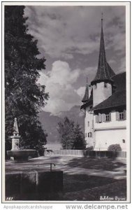 Switzerland Schloss Spiez Real Photo