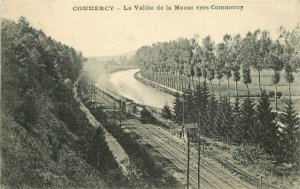 France C-1910 Railroad Commercy Postcard Train 22-5223