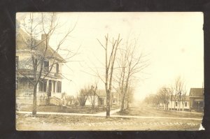 RPPC COLE CAMP MISSOURI RESIDENCE STREET SCENE SHORT ST REAL PHOTO POSTCARD