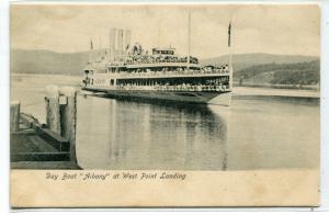 Steamer Albany Day Boat West Point Landing Hudson River New York 1907c postcard