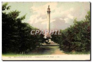 Boulogne sur Mer - Column of the Grande Armee Old Postcard