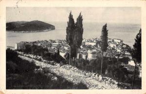 Dubrovnik Yugoslavia Lokrum Scenic View Antique Postcard J72221