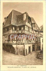 'Old Postcard Obernai Old Houses Place de l''Etoile'