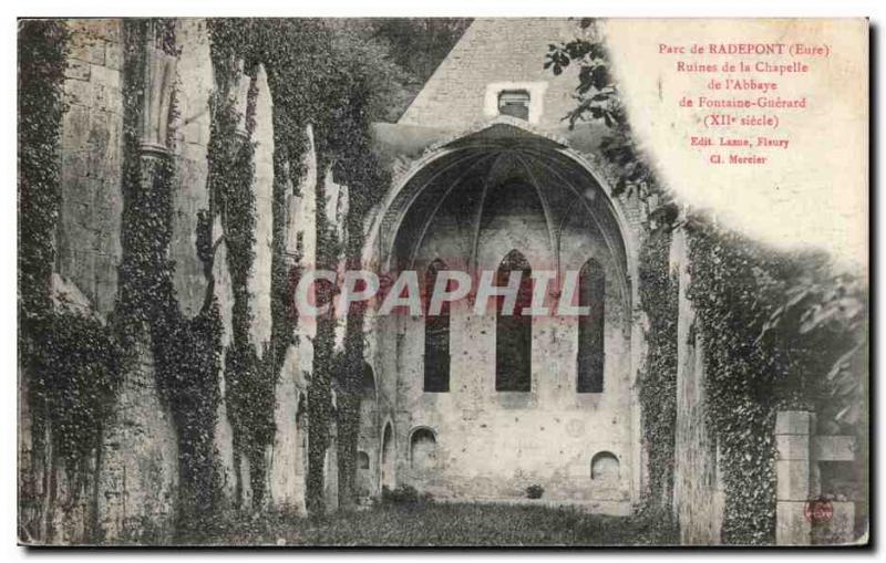 Park Radepont - Ruins of the Chapel of the & # 39abbaye Fontaine Guerard - Ol...