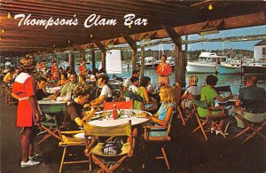 Thompson Brother Clam Bar Harwich, Massachusetts MA Postcard