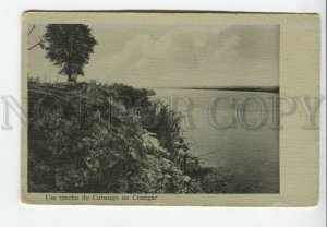 443338 ANGOLA stretch of the Cubango in the Cuangar fisherman Vintage postcard