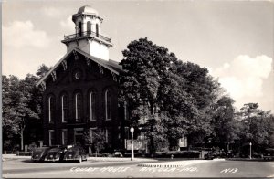 Real Photo Postcard Courthouse in Angola, Indiana