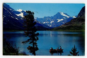 Swiftcurrent Lake Glacier National Park MT Vintage Postcard Standard View Card