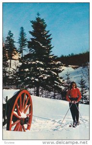 Skiing , Lac Beauport , Quebec , Canada , PU-1959