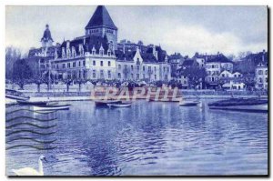 Old Postcard Ouchy Lausanne Le Chateau