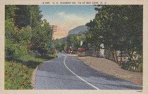 North Carolina U S Highway No 74 At Bat Cave