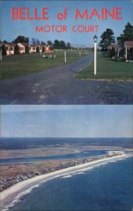 Wells Maine ME Motel Vintage Postcard