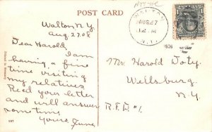 Armory Walton, New York Postcard