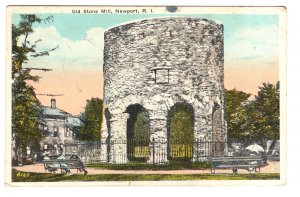 Old Stone Mill, Newport, Rhode Island, Used 1924