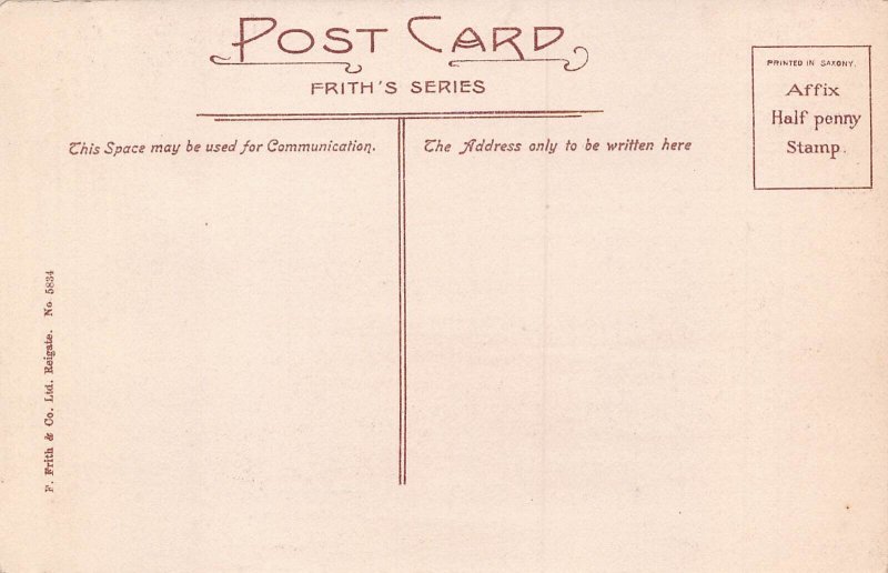 LYNTON DEVON ENGLAND~CASTLE COTTAGE~FRITH TINTED PHOTO POSTCARD