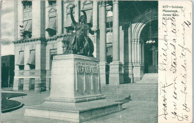 Antique Soldiers Monument Jersey City New Jersey PC2745