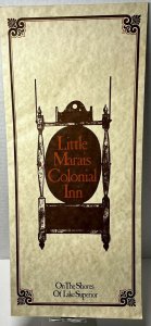 Vintage 1960s Little Marias Colonial Inn Menu MN