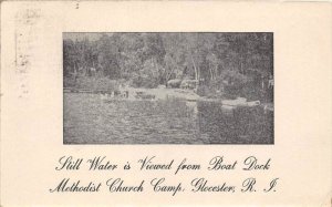 Rhode Island Gloucester    Methodist Church Camp   Boat Dock