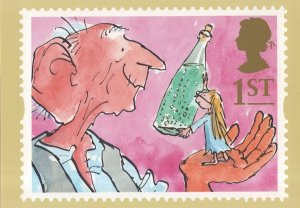 The Big Friendly Giant BFG Roald Dahl Book RMPQ Rare Stamp Postcard