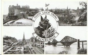 Scotland Postcard - Good Luck from Edinburgh   A5206