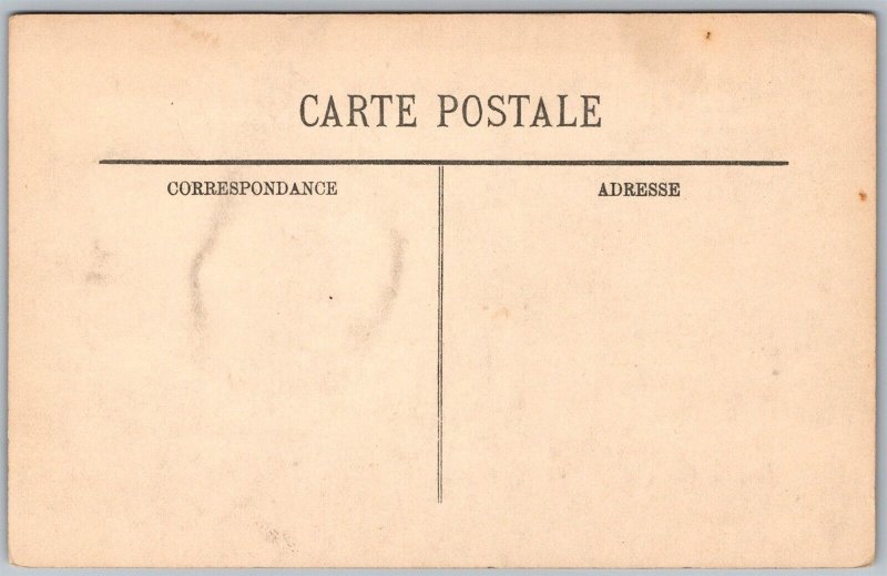 Vtg Lyon France La Place des Terreaux et le Palais des Aris 1910s Postcard