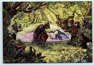 SNOW WHITE Prince Charming ~ JEAN RON HENRY Dufex Foil  4x6 FJ Warren Postcard