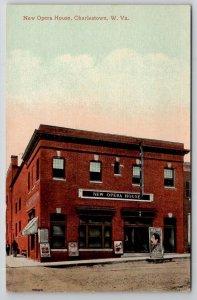 Charlestown WV Opera House West Virginia Postcard C32