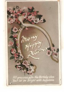 fFlowers. Birthday Message Tuck Gem Birthday Series PC # R 1191