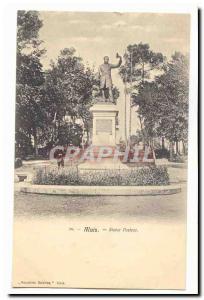 Allais Ales Postcard Old statue pastor