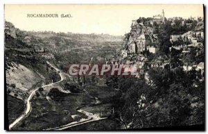 Old Postcard Rocamadour