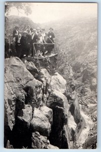 Canon City Colorado CO Postcard RPPC Photo Royal Gorge Gebharot c1910's Antique